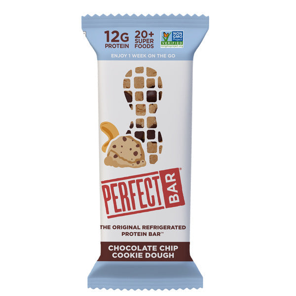 Perfect Bar Chocolate Chip Cookie Dough Nut Butter Protein Bar, Gluten-Free 2 oz
