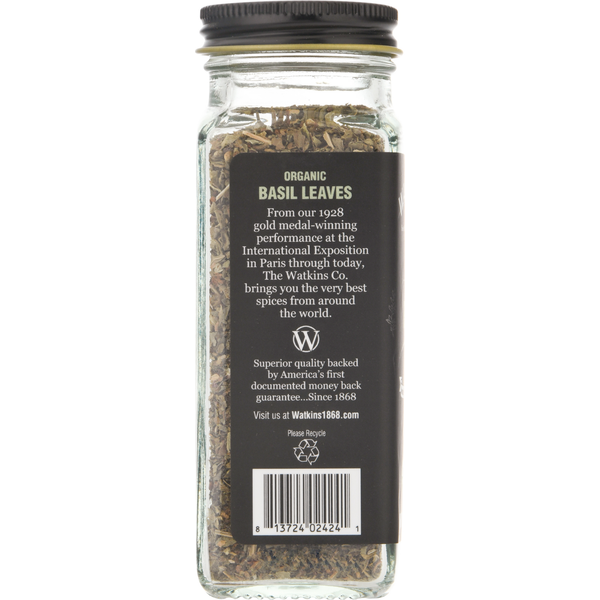 Watkins Basil Leaves, Organic