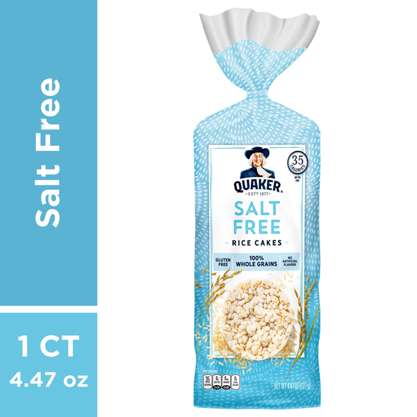 Quaker Rice Cakes, Salt Free