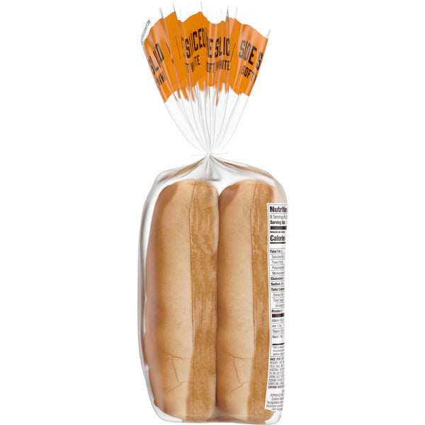 Pepperidge Farm Bakery Classics, Side Sliced Hot Dog Buns