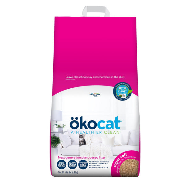 okocat Super Soft Clumping Wood Cat Litter