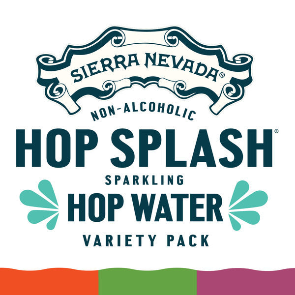 Sierra Nevada Hop Splash Non-Alcoholic Sparkling Hop Water Variety Pack 12 Pack 12oz Cans DestGlow