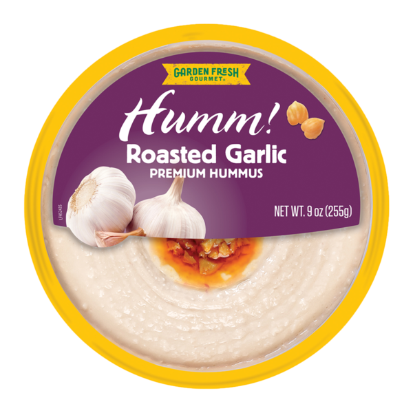 Garden Fresh Gourmet Humm! Roasted Garlic Premium Hummus