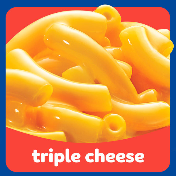 Kraft Triple Cheese Mac & Cheese Easy Microwavable Big Cup Dinner