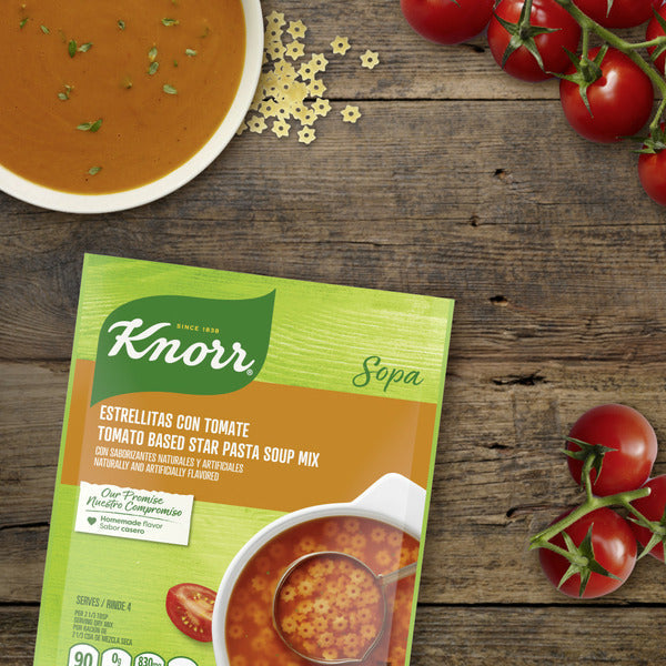 Knorr Sopa/Pasta Soup Mix Tomato Based Star Pasta