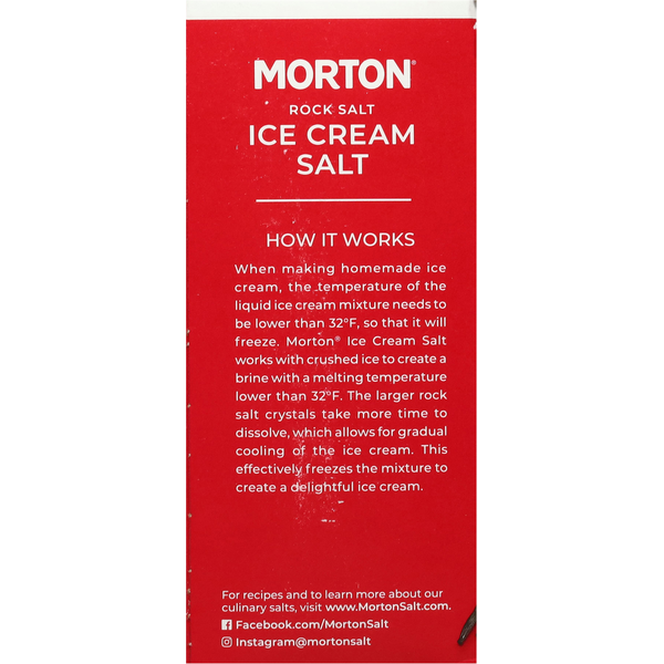 Morton Ice Cream Salt