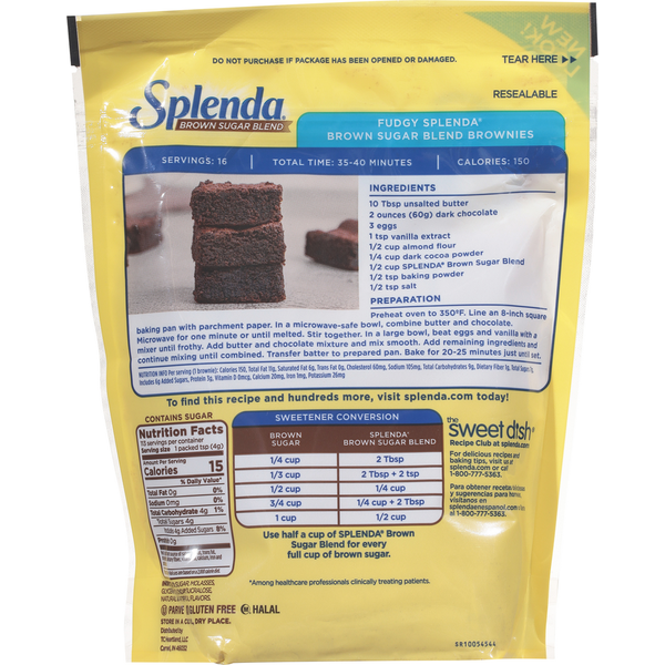 Splenda Brown Sugar Blend