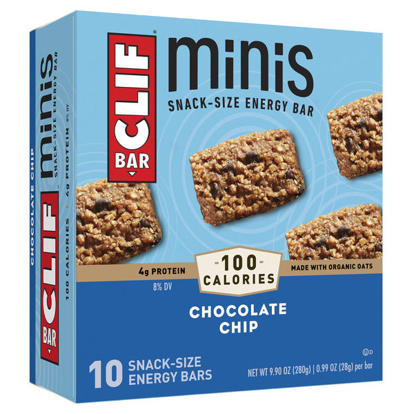 CLIF BAR Chocolate Chip Mini Snack-Size Energy Bars DestGlow