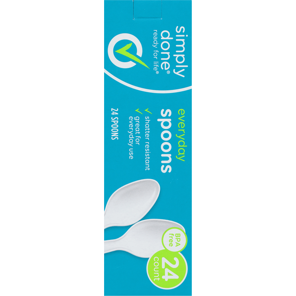 Simply Done Spoons H/D White