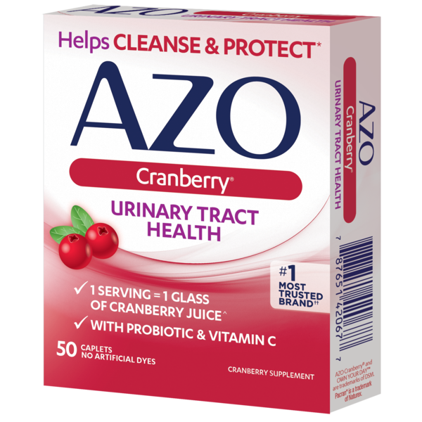 Azo Cranberry Urinary Tract Health Caplets
