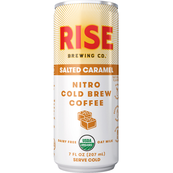 RISE Brewing Co. Coffee, Cold Brew, Nitro, Salted Caramel