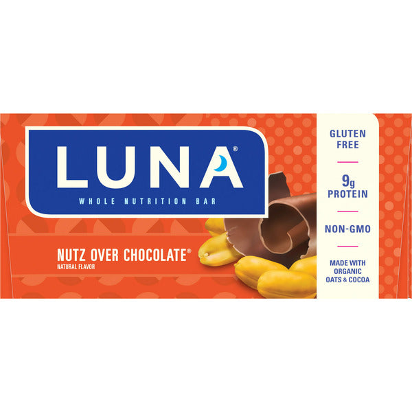Luna Nutz Over Chocolate Flavor Gluten Free Snack Bars