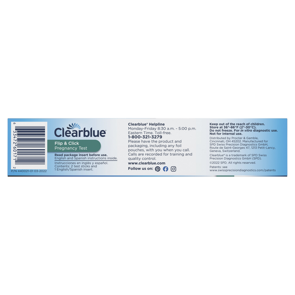Clearblue Flip & Click Pregnancy Test