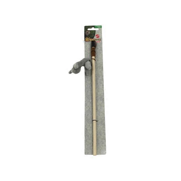 Skinneez Forest Friends Teaser Wand Cat Toy with Catnip