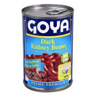 Goya Premium Dark Red Kidney Beans, Low Sodium️