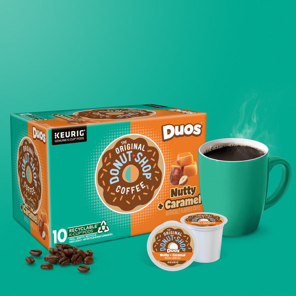 The Original Donut Shop Duos Nutty + Caramel K-Cup Pods