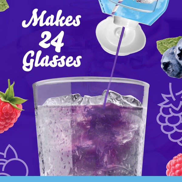 Crystal Light Blueberry Raspberry Naturally Flavored Drink Mix