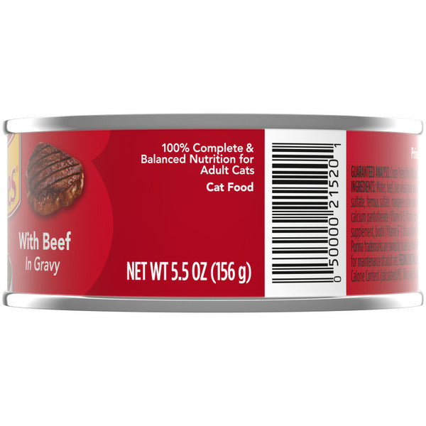 Purina Friskies Gravy Wet Cat Food, Prime Filets With Beef in Gravy