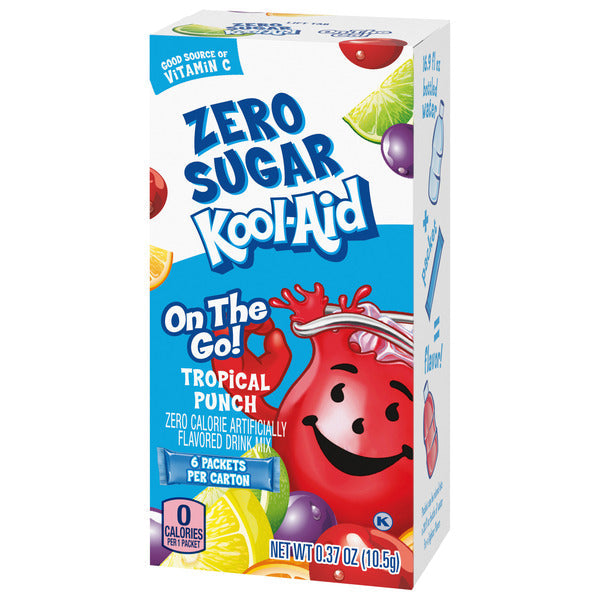 Kool-Aid Tropical Punch Zero Sugar Powdered Soft Drink Mix