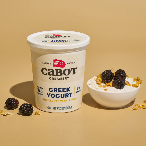 Cabot Greek Yogurt Reduced Fat Vanilla Bean