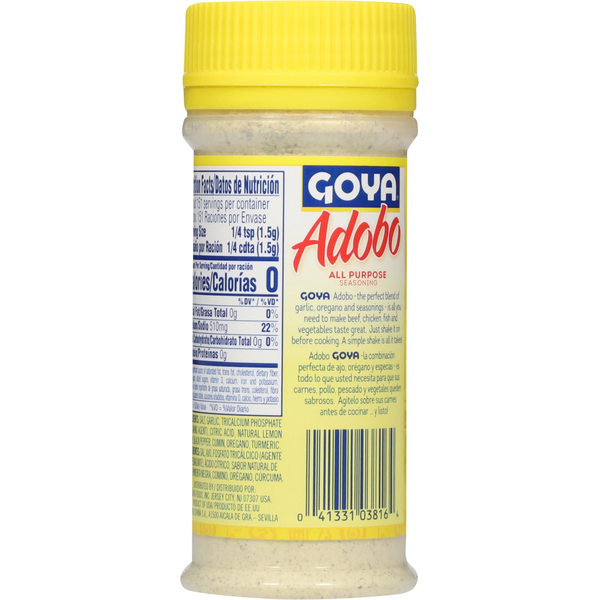 Goya Seasoning, Adobo, All Purpose, Lemon & Pepper