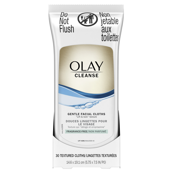 Olay Gentle Facial Cloths, Fragrance Free