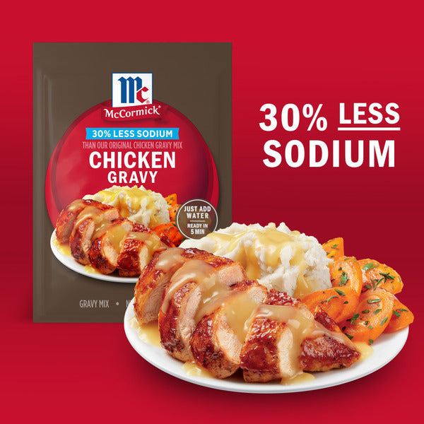 McCormick 30% Less Sodium Chicken Gravy Mix