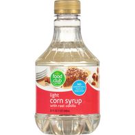 Food Club Corn Syrup with Real Vanilla, Light️