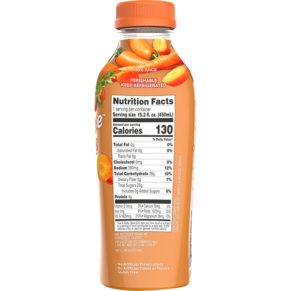 Bolthouse Farms 100% Carrot Juice
