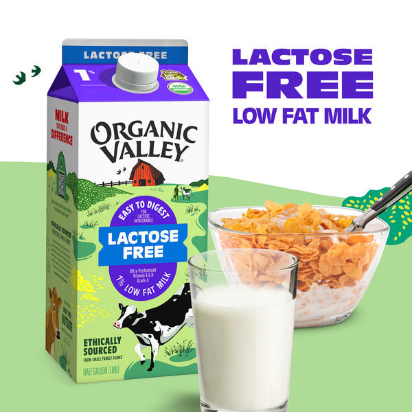 Organic Valley® Organic Lactose-Free 1% (Low Fat) Milk