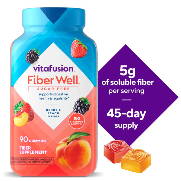 vitafusion Fiber Well Sugar Free Fiber Supplement