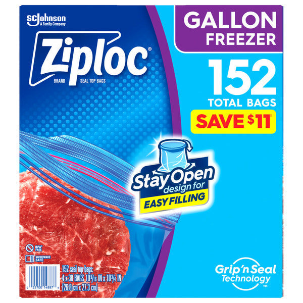 Ziploc Freezer Gallon Bags