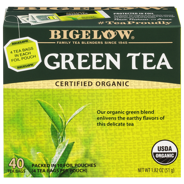 Bigelow Organic Green Tea Tea Bags