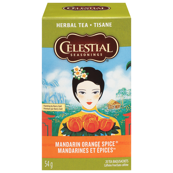 Celestial Seasonings Mandarin Orange Spice Herbal Tea, Caffeine Free