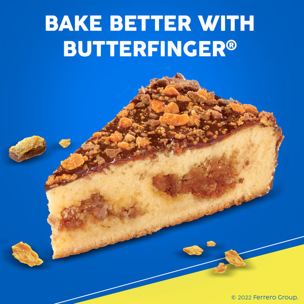 Butterfinger Baking Bits, Crispety Crunchety Peanut-Buttery Chocolatey Bits for Baking Recipes and Desserts, 8 oz Bag