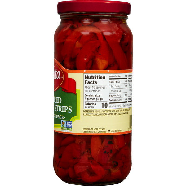 Mezzetta Roasted Red Bell Pepper Strips