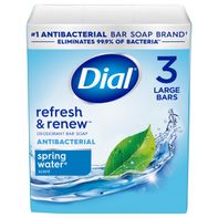 Dial Antibacterial Bar Soap, Refresh & Renew, Spri...
️ DestGlow
