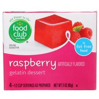 Food Club Raspberry Gelatin Dessert️