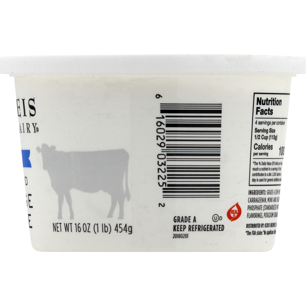 Oberweis Cottage Cheese, 4% Milkfat, Small Curd