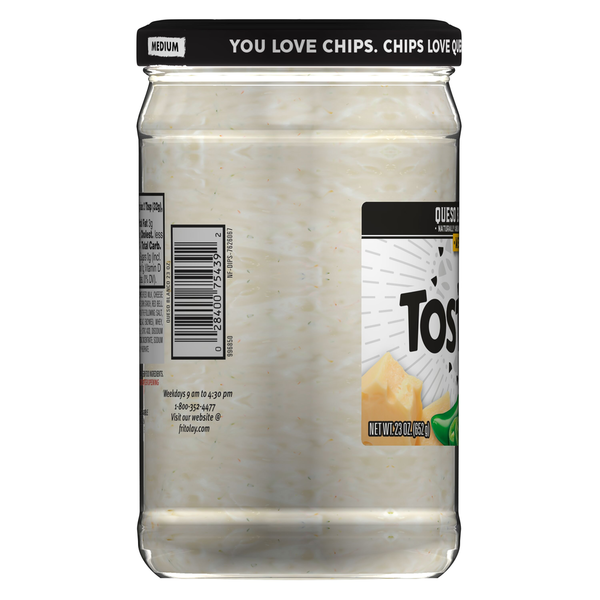 Tostitos Medium Dip Queso Blanco Naturally And Artificially Flavored