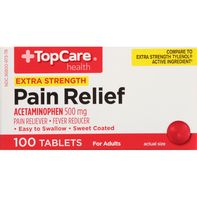 TopCare Pain Relief, Extra Strength, 500 mg, Table...
️ DestGlow