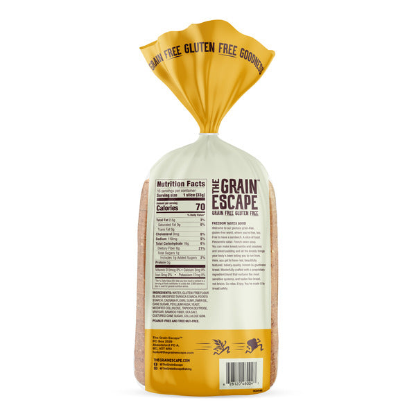 The Grain Escape Grain Free Gluten Free White Bread