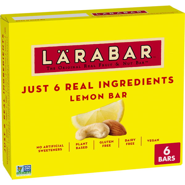 LÄRABAR Lemon Bar Fruit and Nut Bars