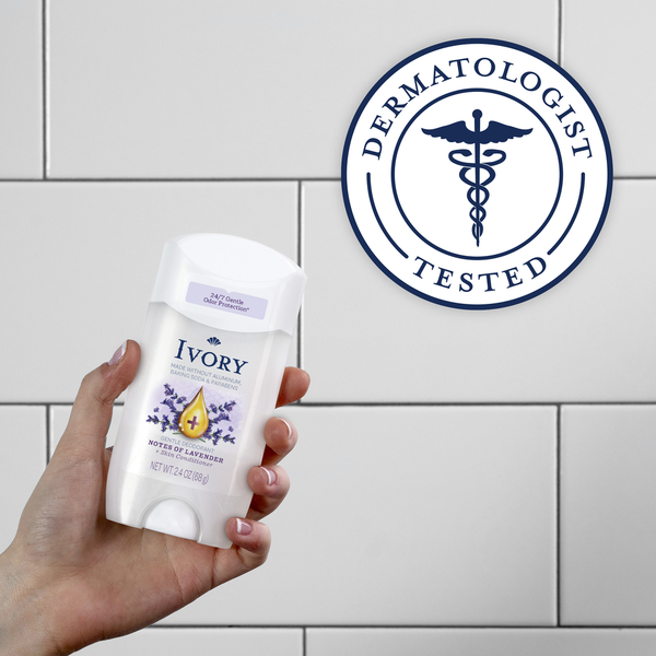 Ivory Gentle Deodorant, Hint of Lavender
