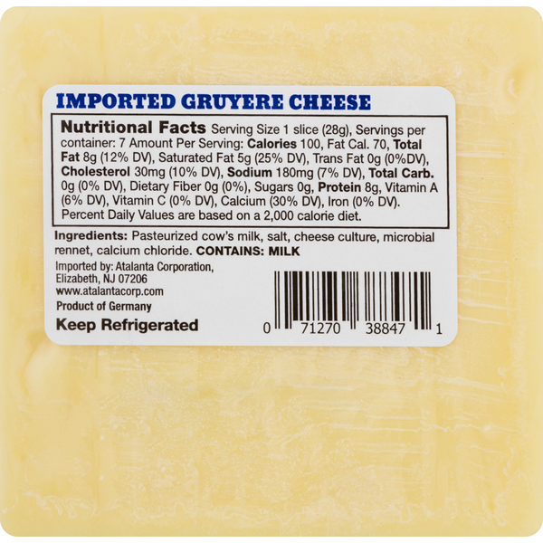Alps Cheese, Gruyere, Creamy & Nutty, Imported