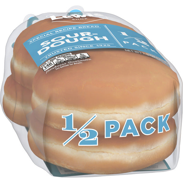 Lewis Bake Shop Sourdough Half Pack Burger Buns