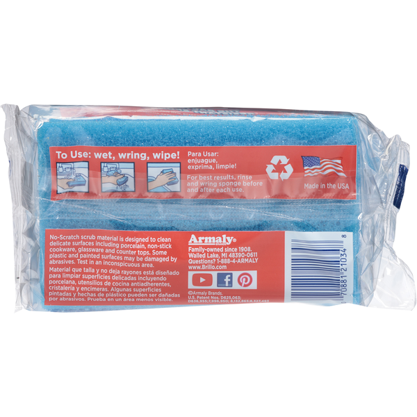 Brillo No Scratch Scrub Sponges