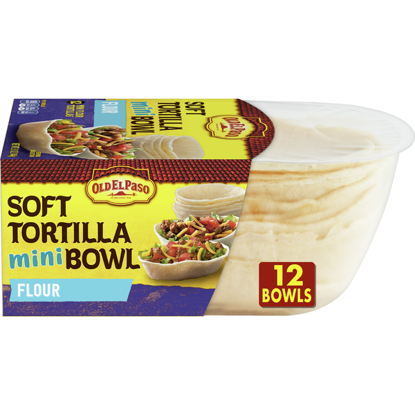 Old El Paso Soft Flour Tortilla Mini Bowls