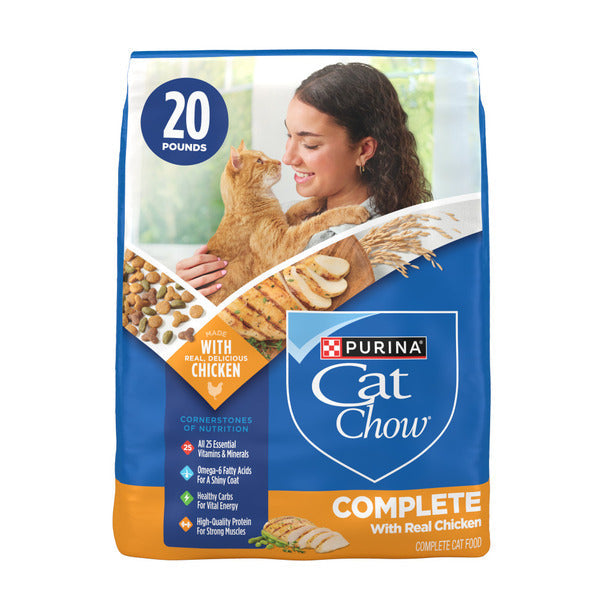 Purina Cat Chow Complete High Protein Dry Cat Food With Real Chicken