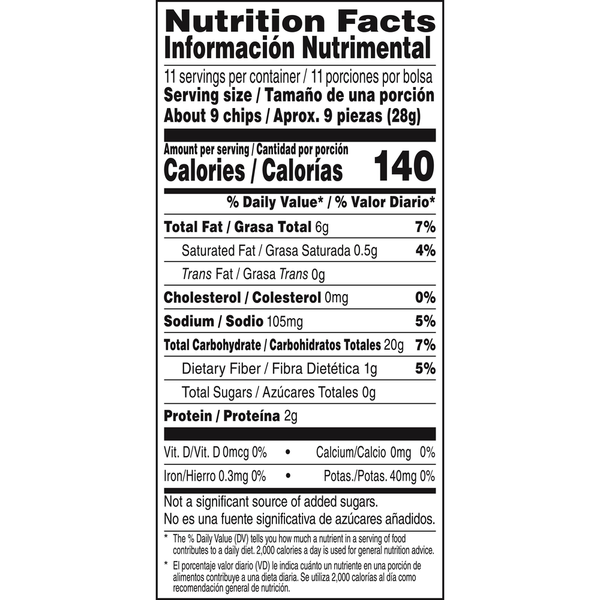 SANTITAS Tortilla Chips White Corn 11 Oz